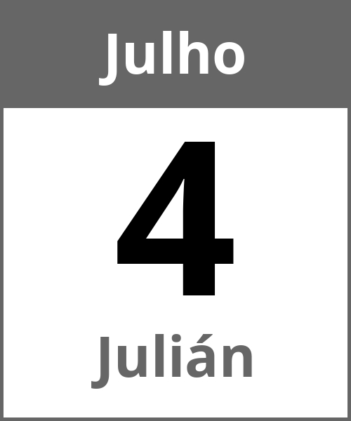 Festa Julián Julho 4.7.