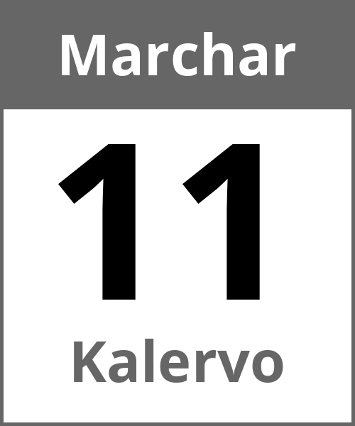 Festa Kalervo Marchar 11.3.