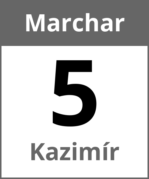 Festa Kazimír Marchar 5.3.