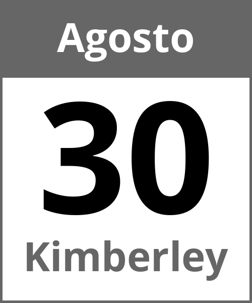 Festa Kimberley Agosto 30.8.