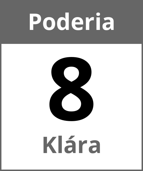 Festa Klára Poderia 8.5.