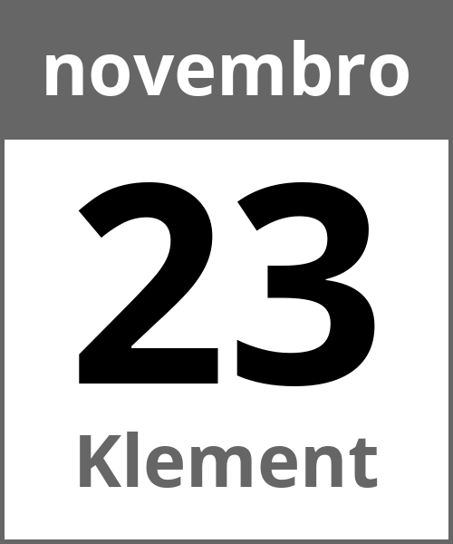 Festa Klement novembro 23.11.