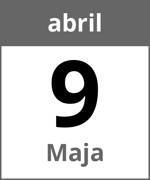 Festa Maja abril 9.4.