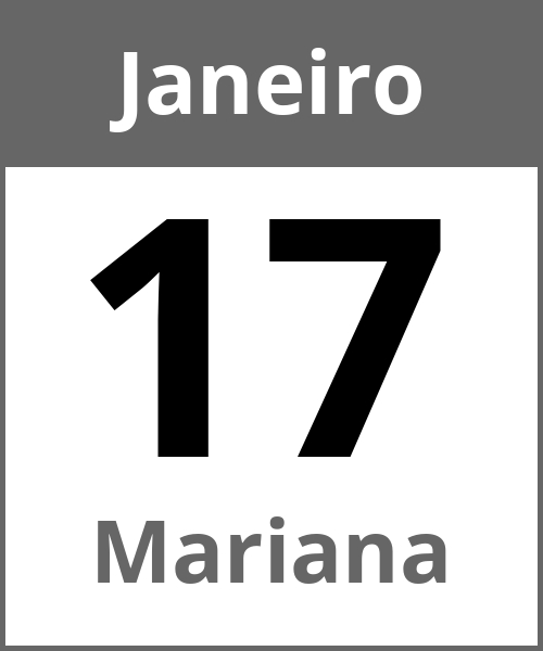 Festa Mariana Janeiro 17.1.