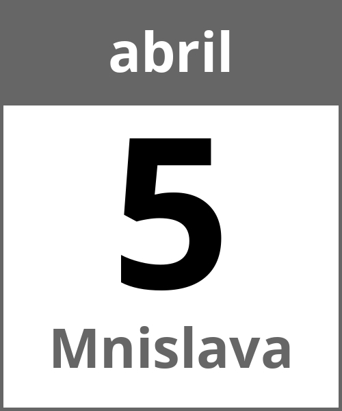 Festa Mnislava abril 5.4.