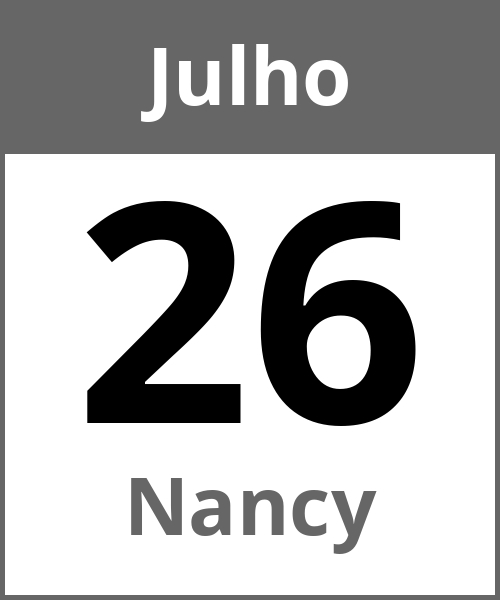 Festa Nancy Julho 26.7.