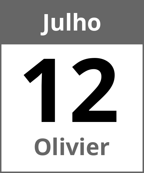 Festa Olivier Julho 12.7.