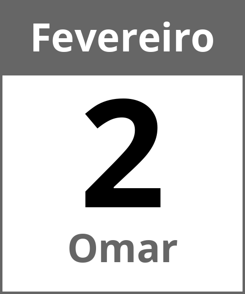 Festa Omar Fevereiro 2.2.