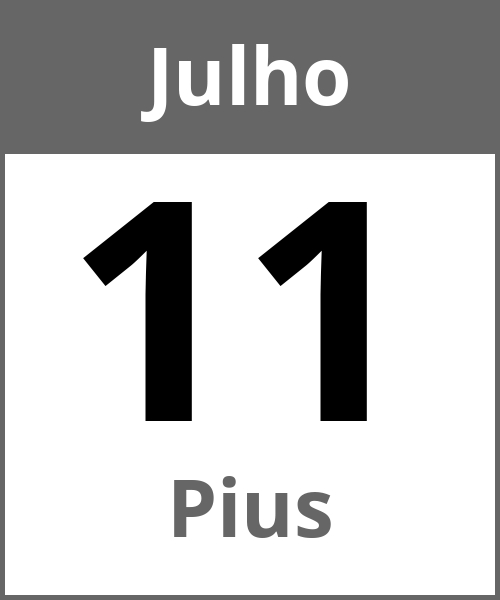 Festa Pius Julho 11.7.