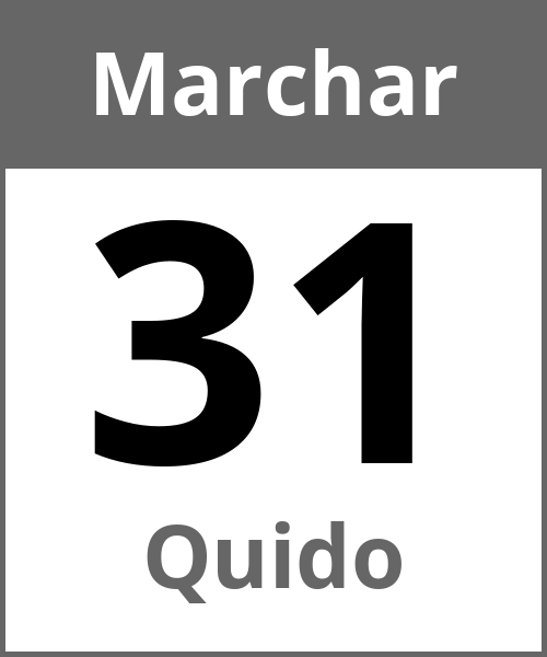 Festa Quido Marchar 31.3.