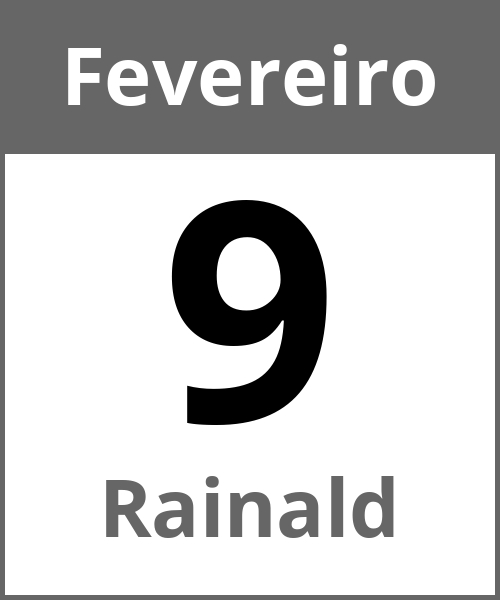 Festa Rainald Fevereiro 9.2.