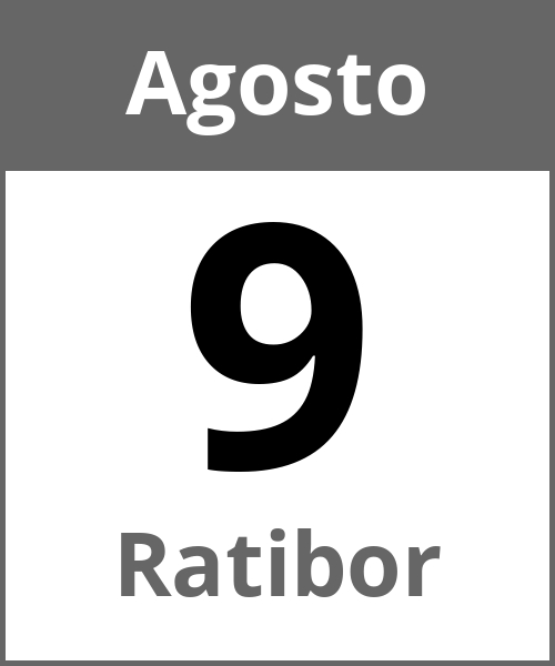 Festa Ratibor Agosto 9.8.