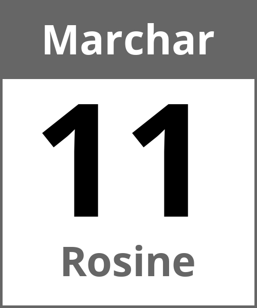 Festa Rosine Marchar 11.3.