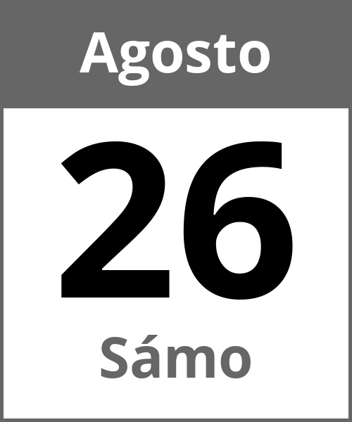 Festa Sámo Agosto 26.8.