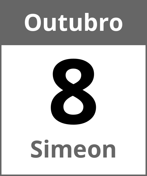 Festa Simeon Outubro 8.10.