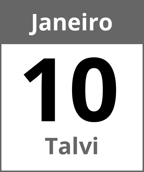 Festa Talvi Janeiro 10.1.