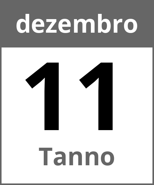 Festa Tanno dezembro 11.12.