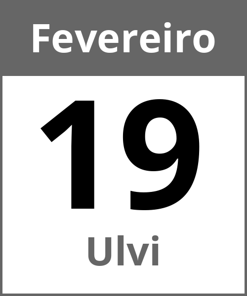 Festa Ulvi Fevereiro 19.2.