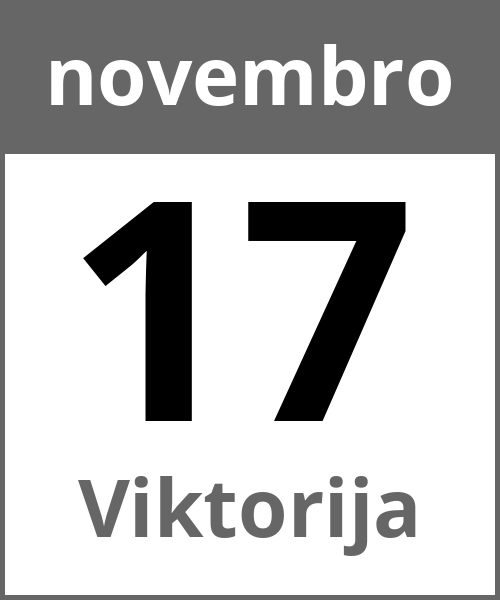 Festa Viktorija novembro 17.11.