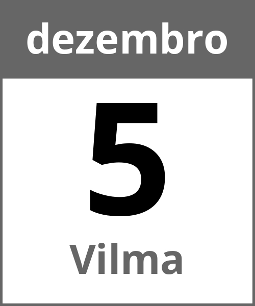 Festa Vilma dezembro 5.12.