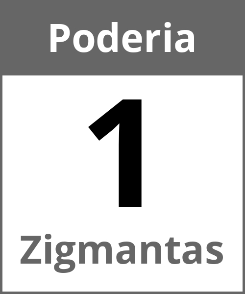 Festa Zigmantas Poderia 1.5.