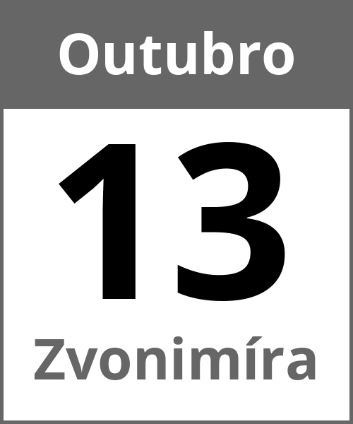 Festa Zvonimíra Outubro 13.10.